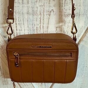 Jorge Bischoff Leather Camera Crossbody/Shoulder Bag